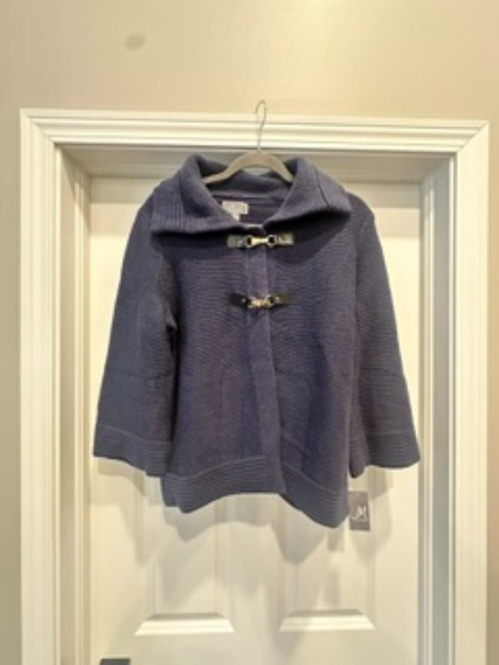 JM Collection Navy Sweater Size M